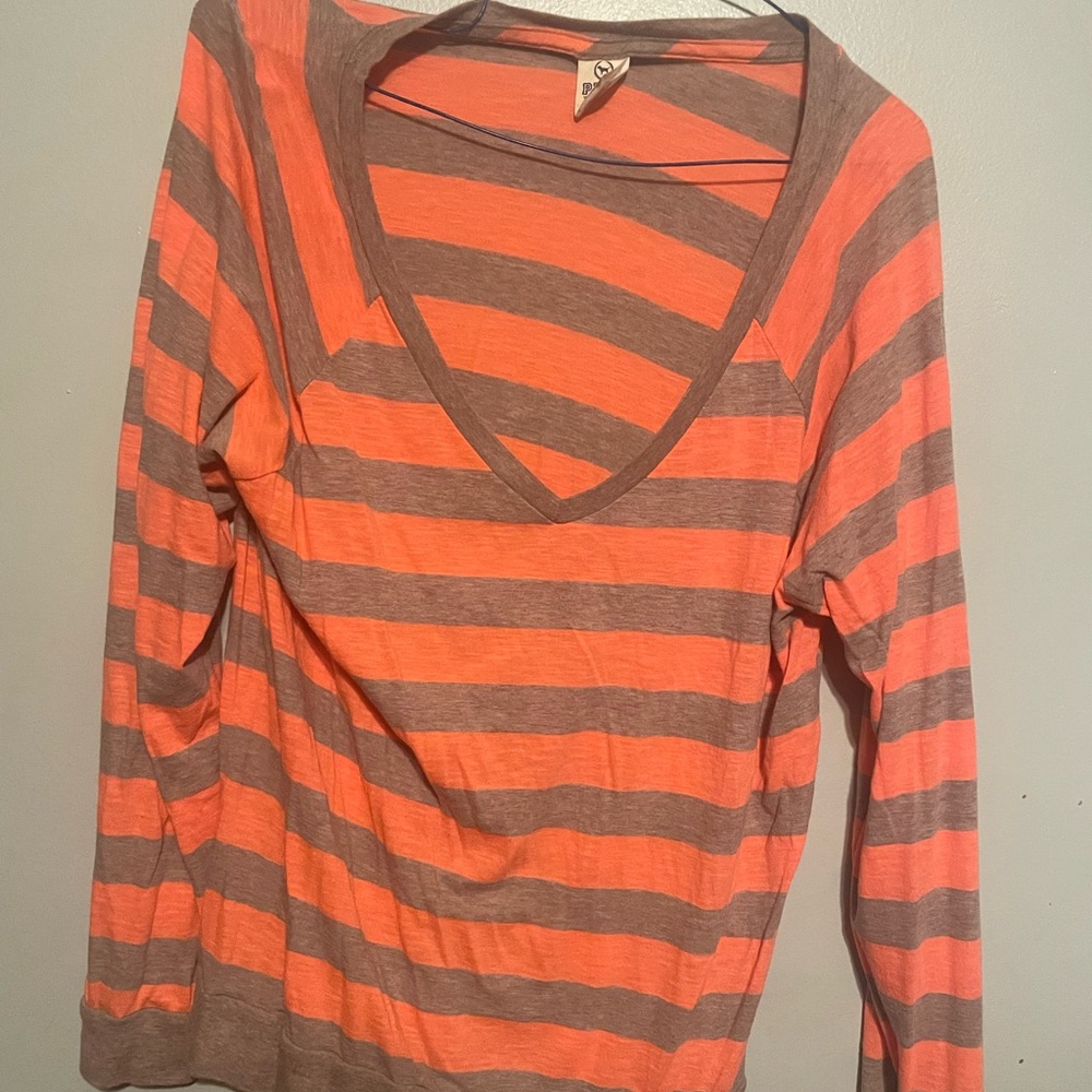 Pink long sleeve tee